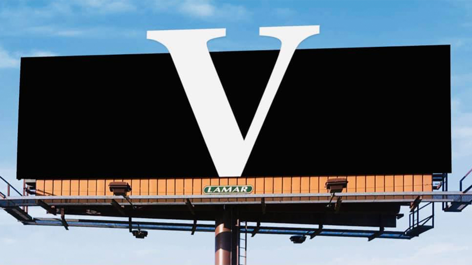 V Logo Billboard in Augusta