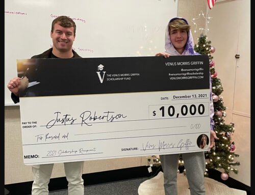 The Road Ahead is a Bright One for Scholarship Winner, Justus Robertson
